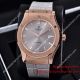 Best Copy Hublot Geneve Brown Face Brown Leather Band 41mm Rose Gold Case Watch (4)_th.jpg